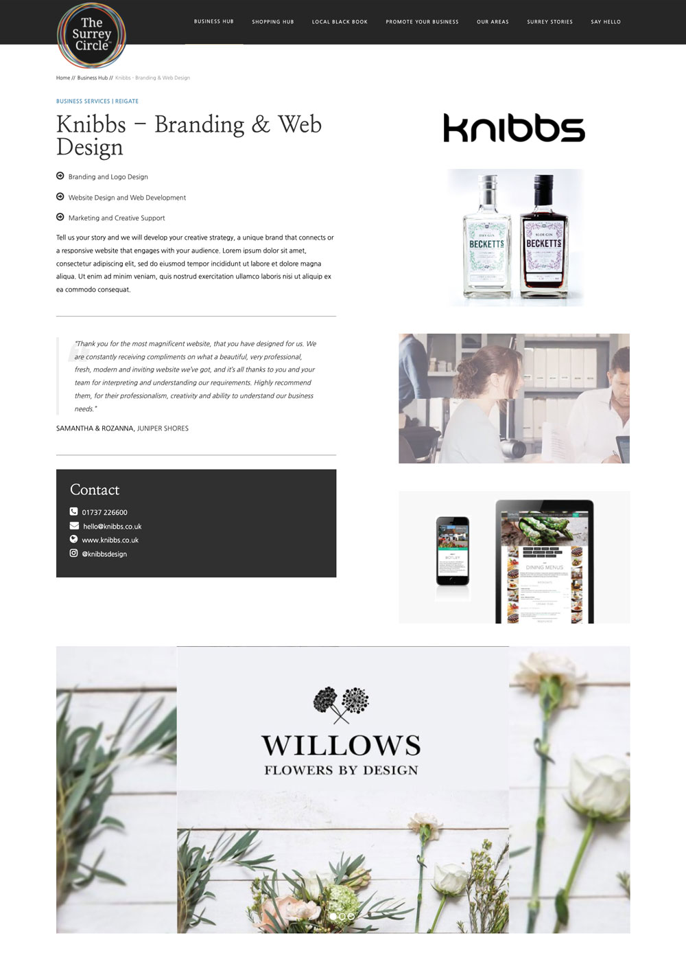         Business Hub profile spec    