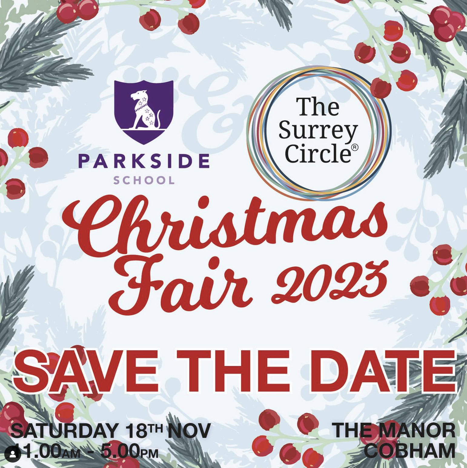 The Surrey Circle Christmas Fair Save the Date image