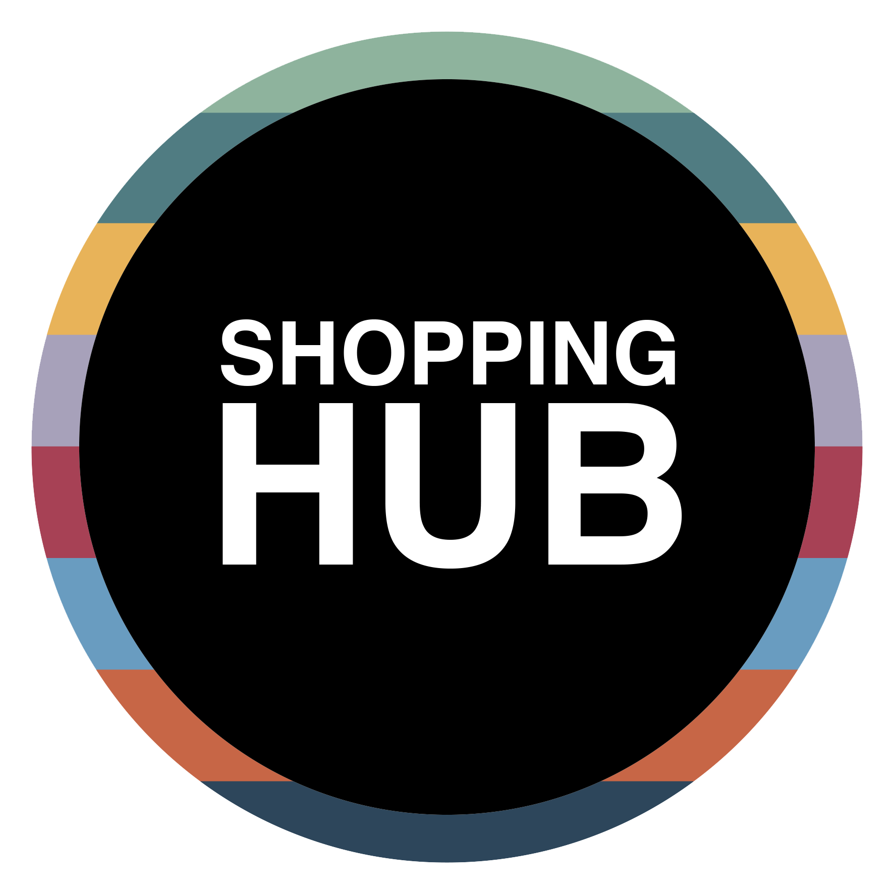 Shopping hub icon